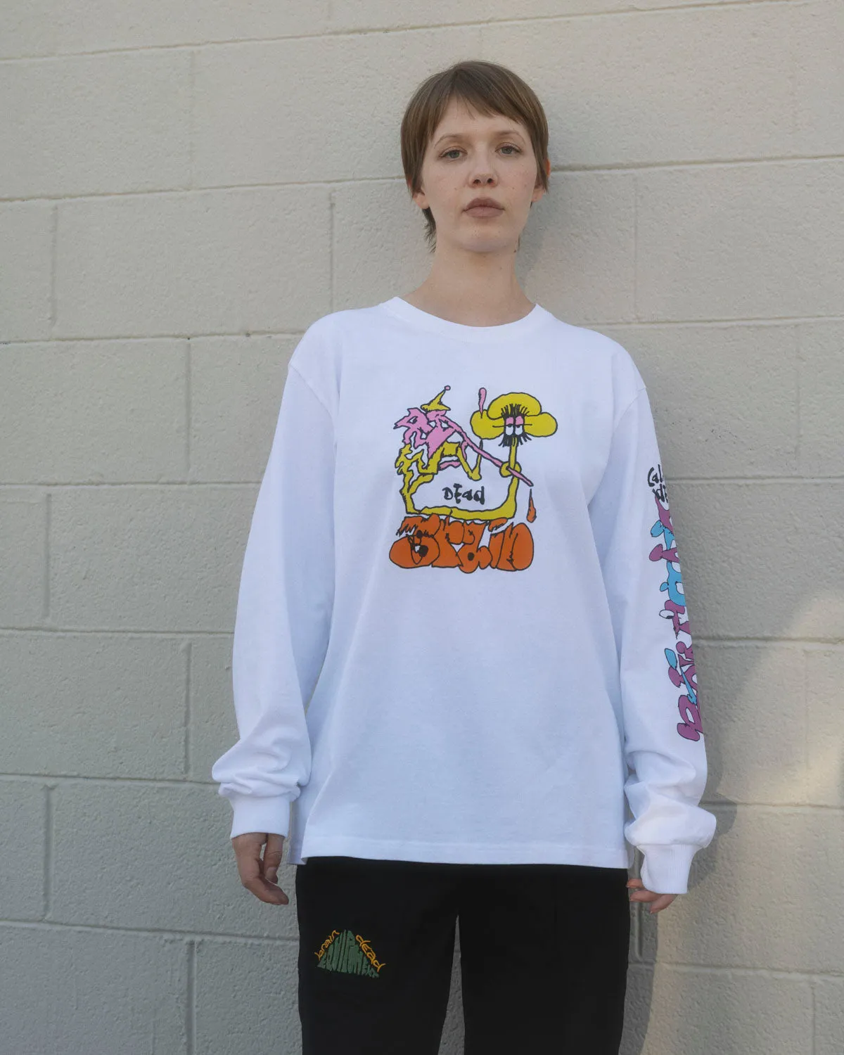 Packing Up Long Sleeve - White sold by Brain Dead product image thumbnail 4