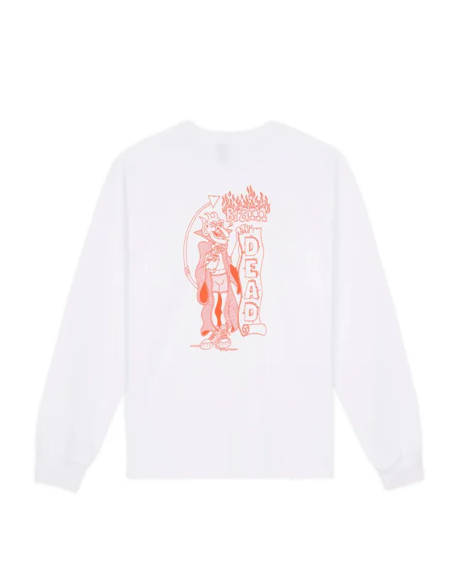 Judgement Long Sleeve - White made by Brain Dead