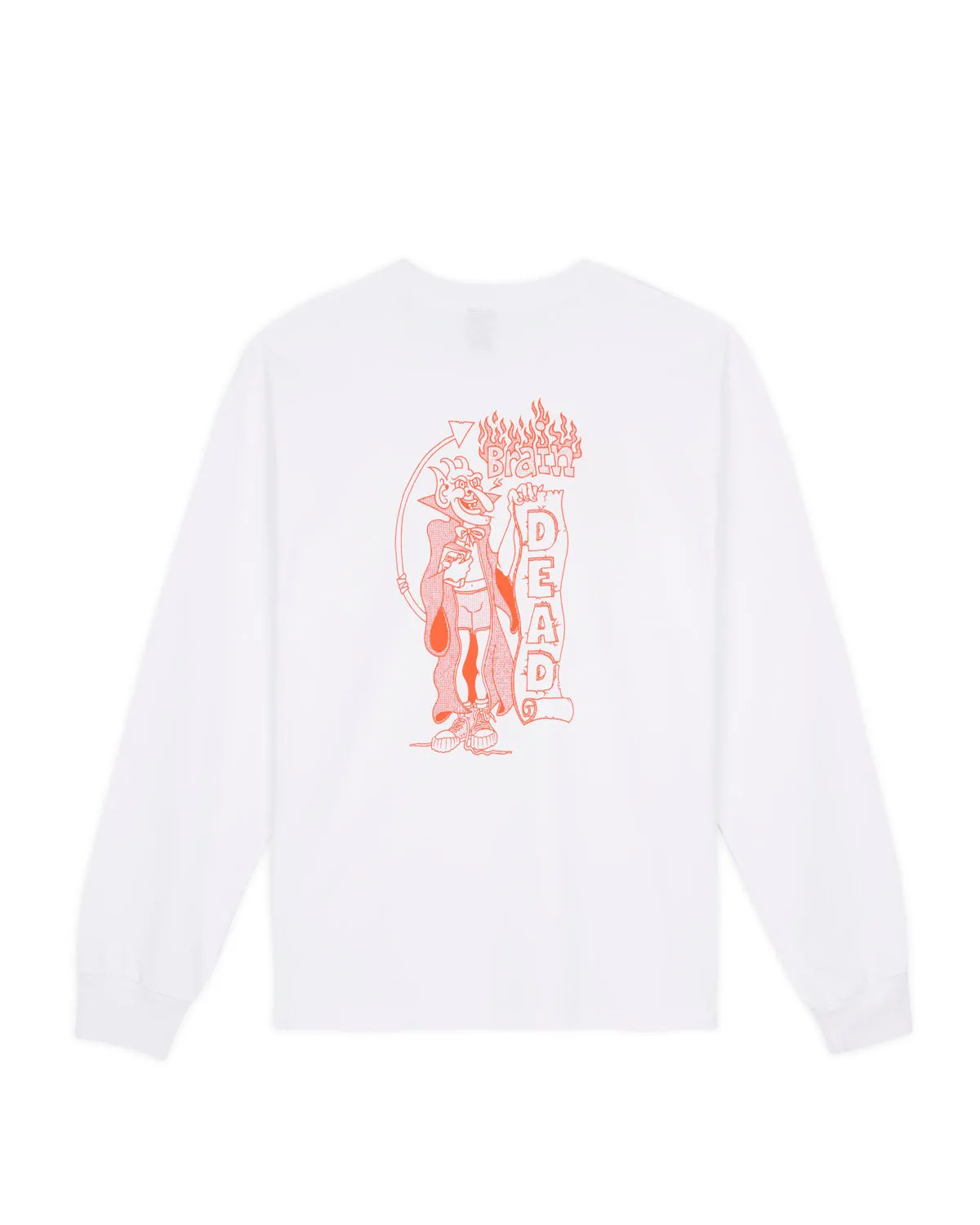 Judgement Long Sleeve - White sold by Brain Dead