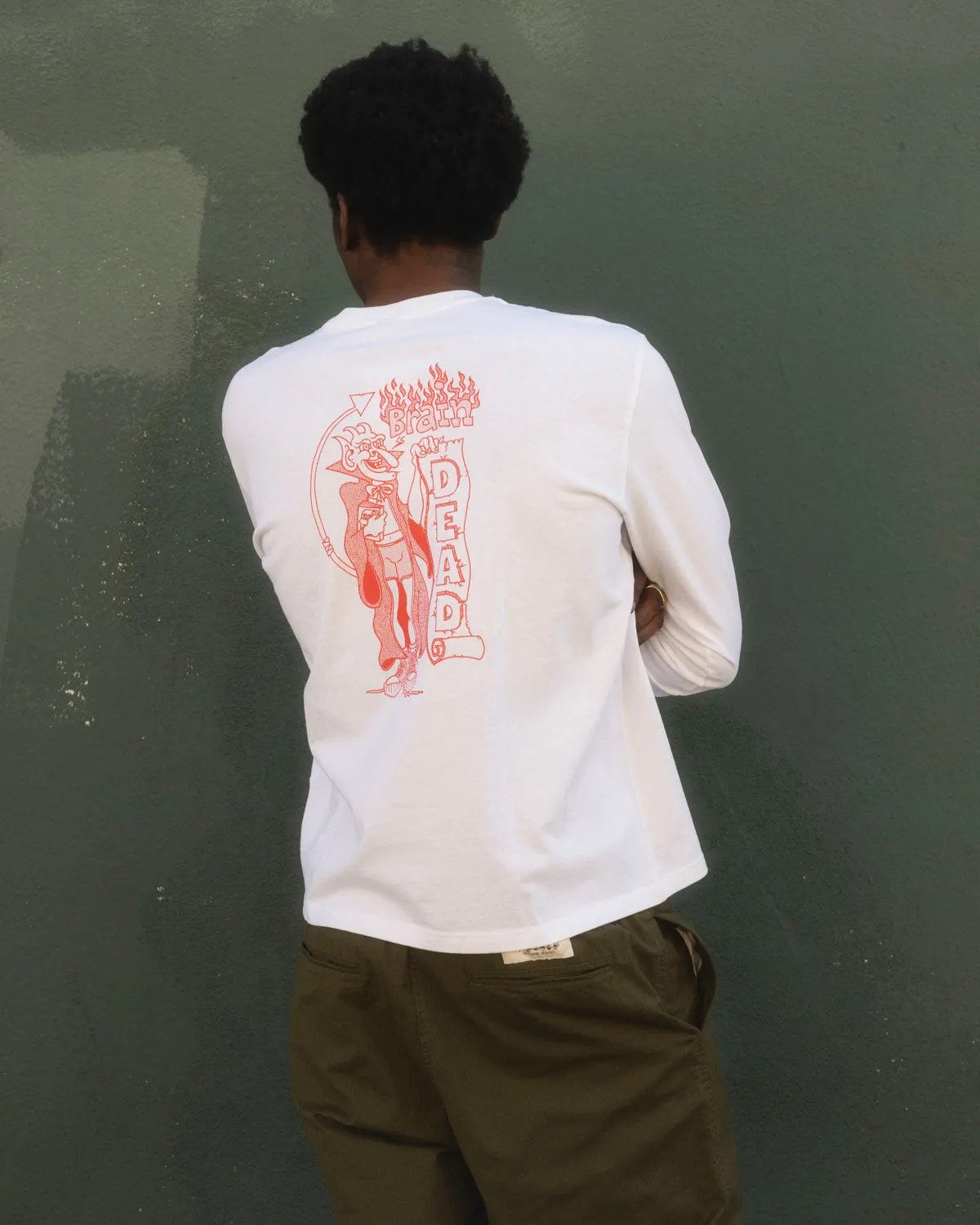 Judgement Long Sleeve - White sold by Brain Dead product image thumbnail 5