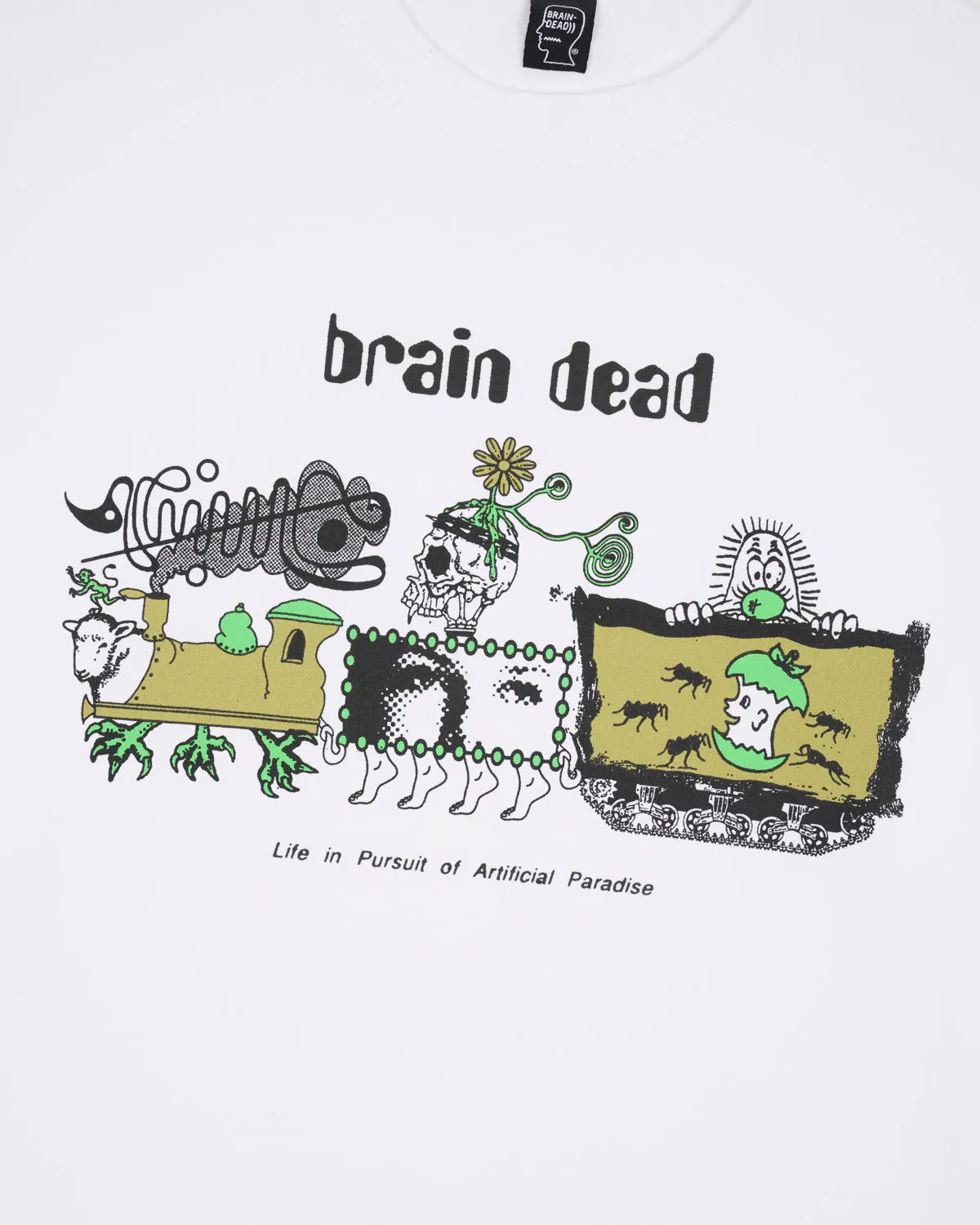 Artificial Paradise T-shirt - White sold by Brain Dead product image thumbnail 2