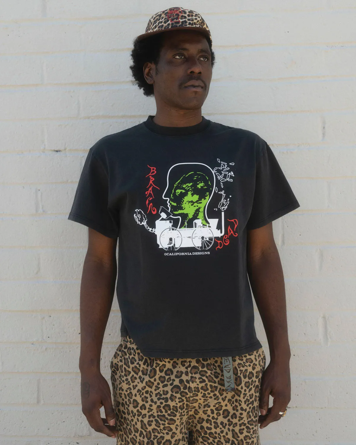 Alien Tractor T-shirt - Washed Black sold by Brain Dead product image thumbnail 4