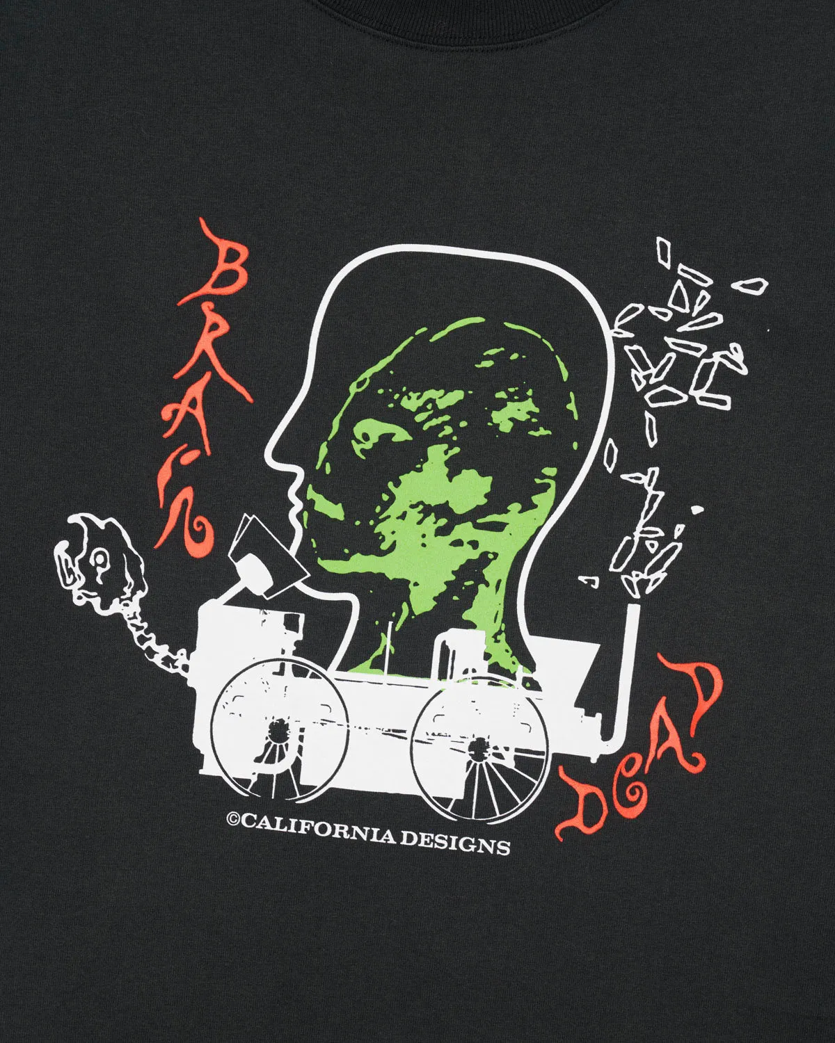 Alien Tractor T-shirt - Washed Black sold by Brain Dead product image thumbnail 2