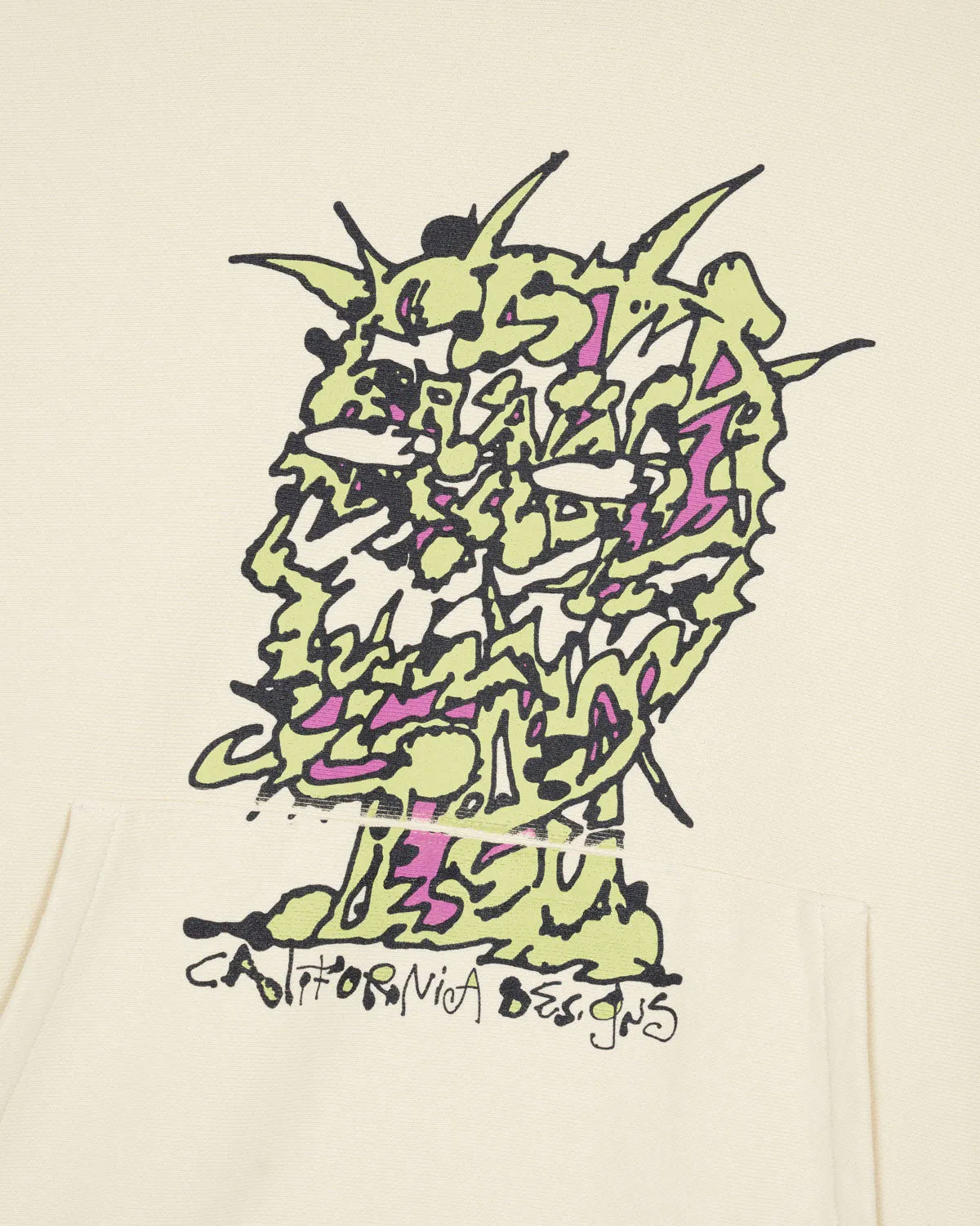 Scrambled Head Hoodie - Natural sold by Brain Dead product image thumbnail 2