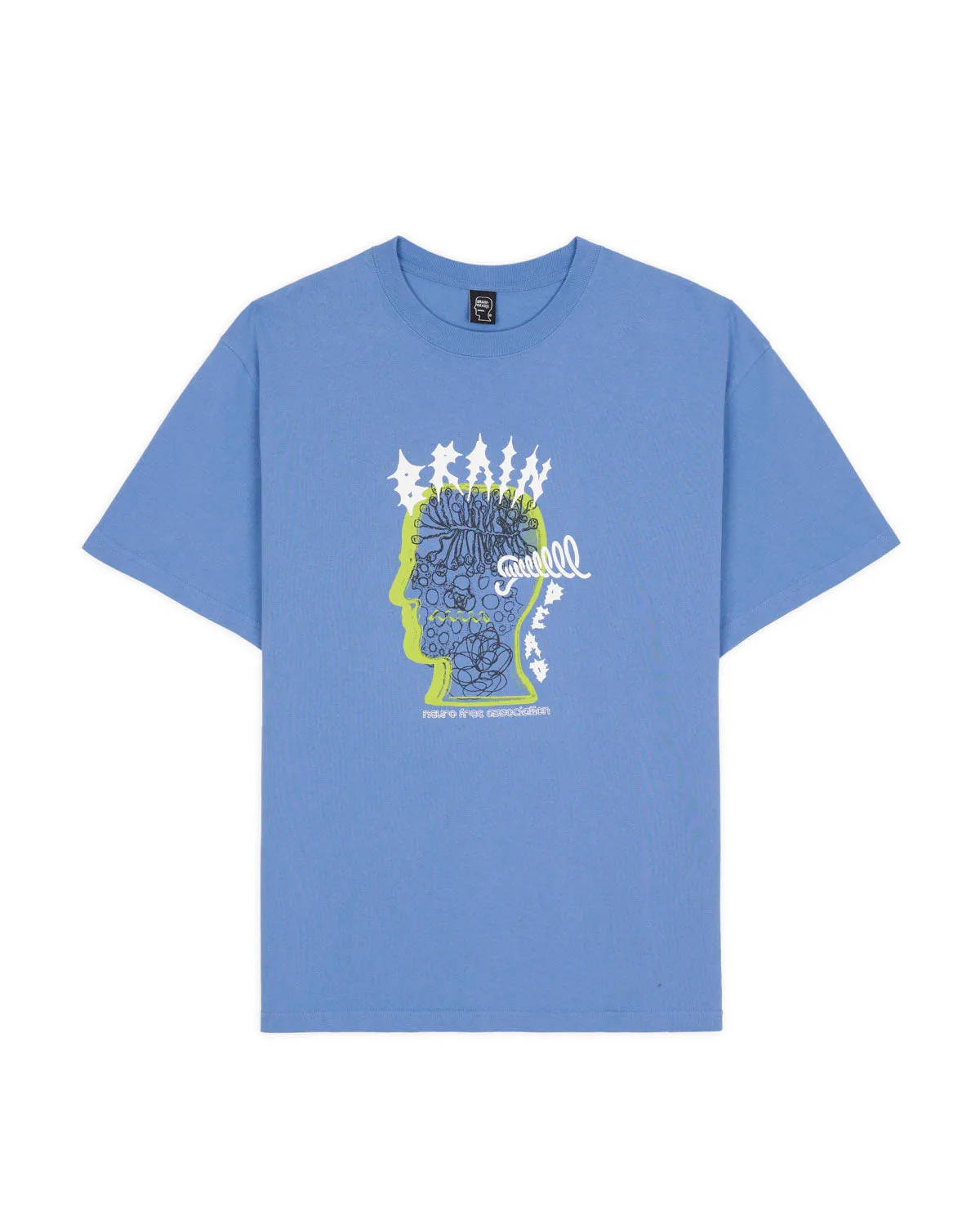 Ringing Ear T-shirt - Blue sold by Brain Dead