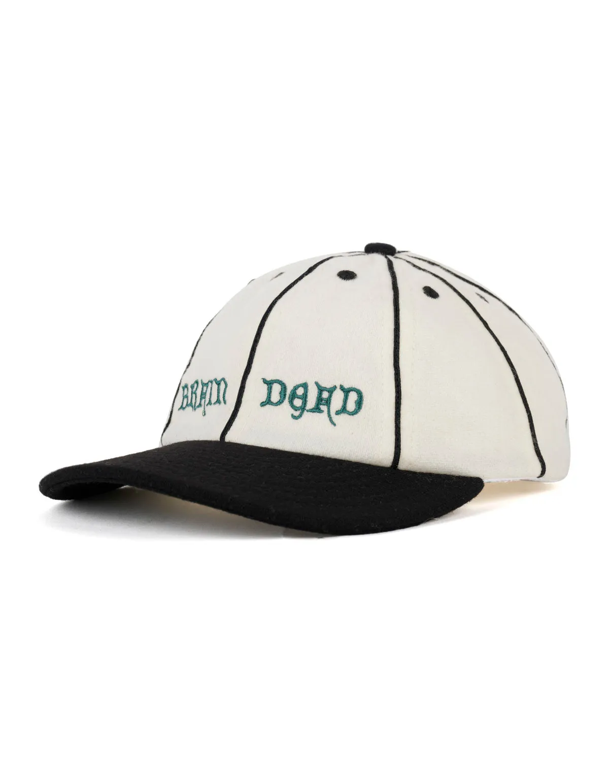 Wool Flannel 8 Panel Hat - Natural sold by Brain Dead product image thumbnail 3