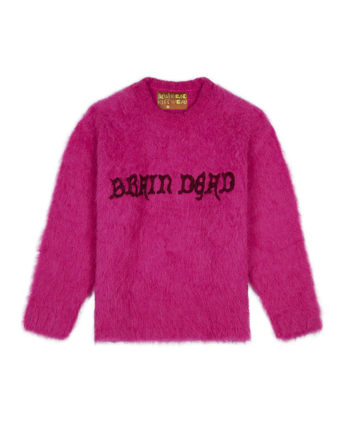 Boxy Knit Sweater - Fuchsia sold by Brain Dead
