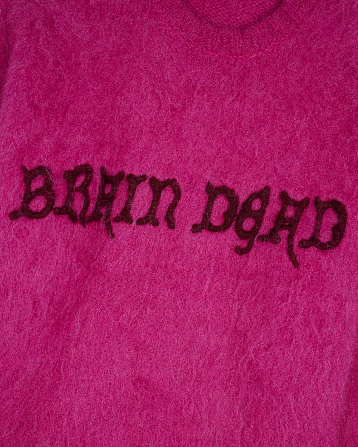 Boxy Knit Sweater - Fuchsia sold by Brain Dead product image thumbnail 3