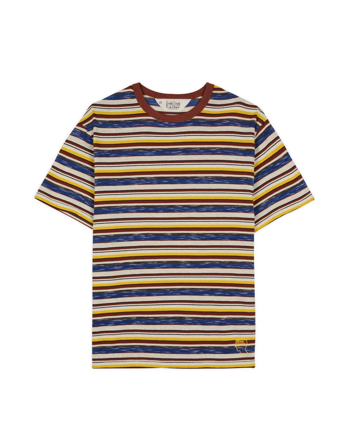 Toni Stripe T-shirt - Yellow Multi sold by Brain Dead