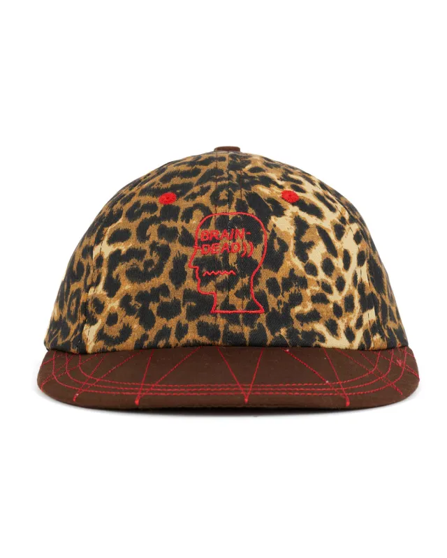 Logohead Longbrim Hat - Leopard made by Brain Dead