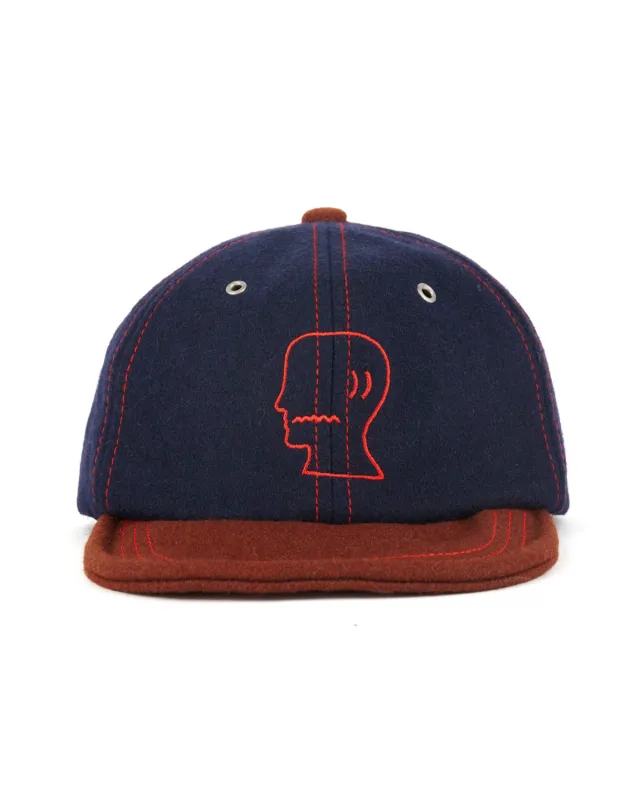 Flannel Wire Brim Hat - Navy made by Brain Dead