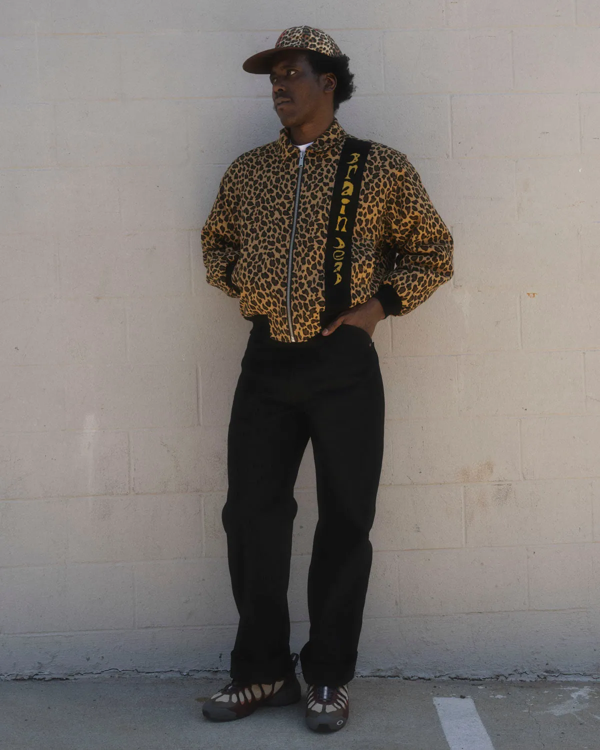 Twill Flight Jacket - Leopard sold by Brain Dead product image thumbnail 5