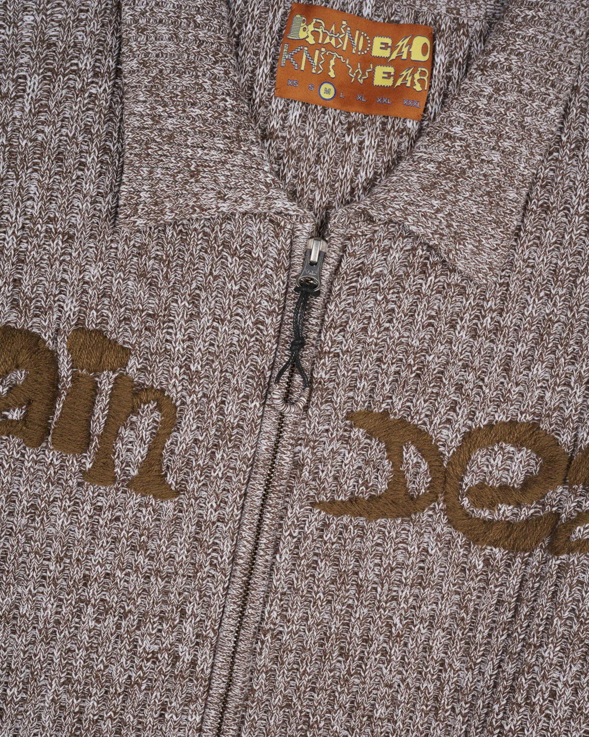 Rib Knit Cardigan - Brown Multi sold by Brain Dead product image thumbnail 2