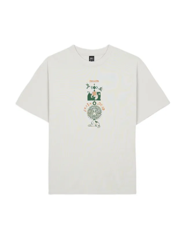 There Is A Way T-shirt - Grey made by Brain Dead