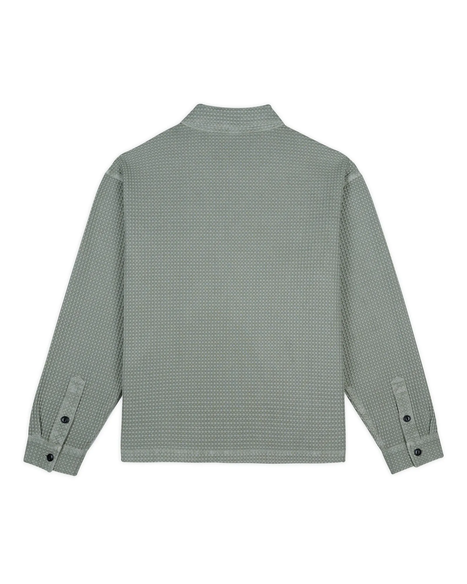 Waffle Button Front Shirt - Silver Pine sold by Brain Dead product image thumbnail 3