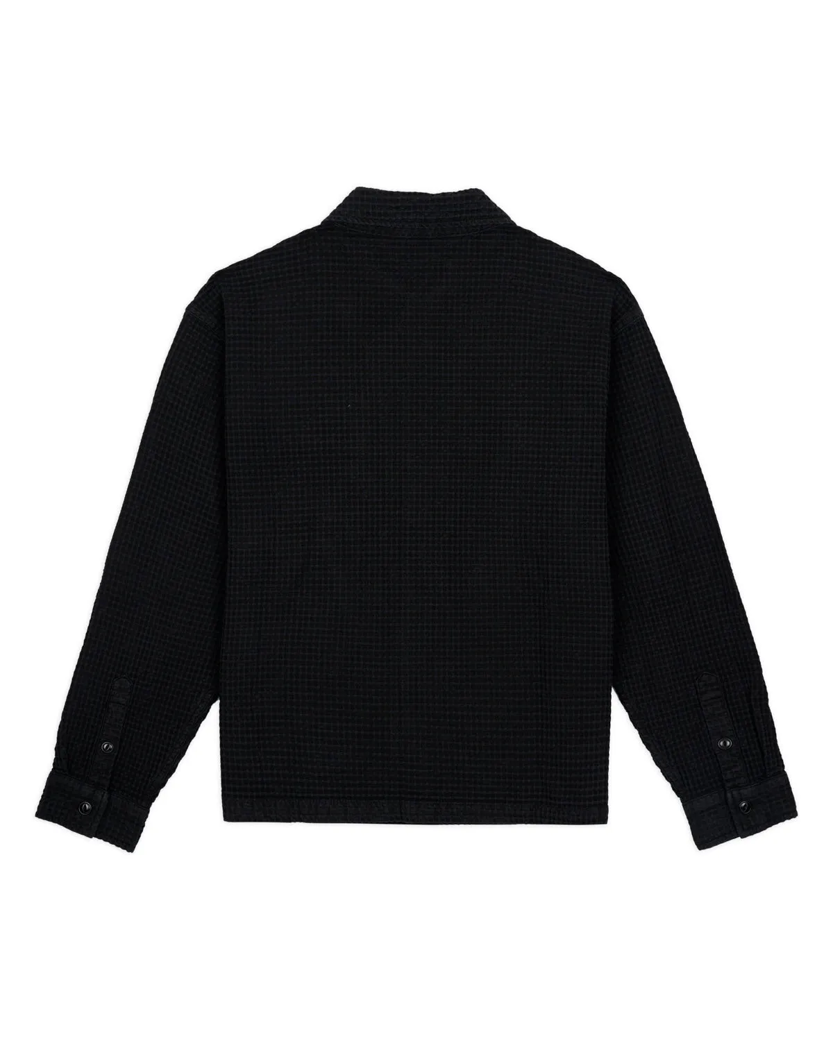 Waffle Button Front Shirt - Black sold by Brain Dead product image thumbnail 3