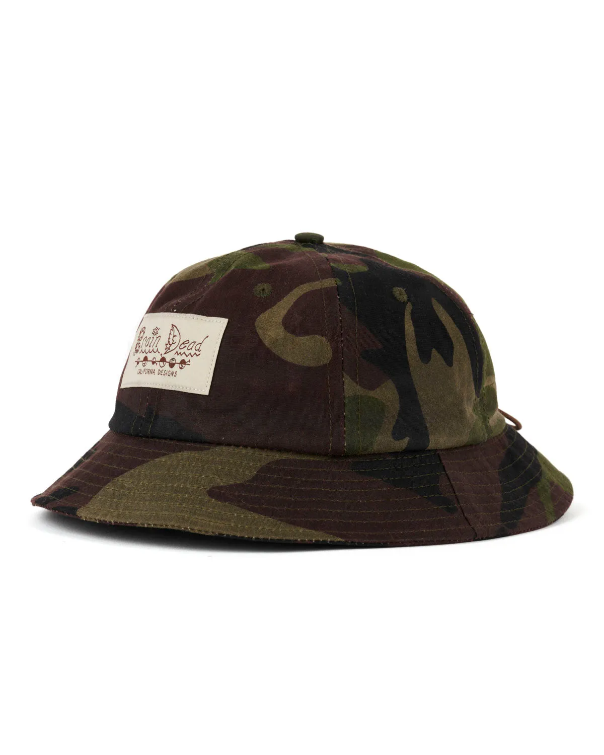 Adjustable 6 Panel Bell Hat - Camo sold by Brain Dead product image thumbnail 3