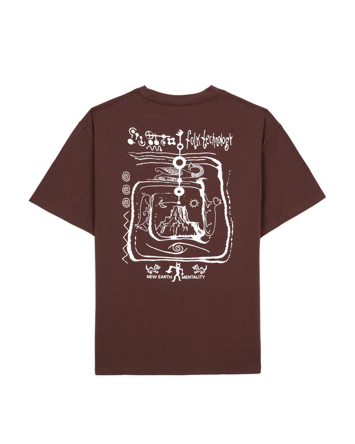 Ancient Knowledge T-shirt - Berry sold by Brain Dead product image thumbnail 5