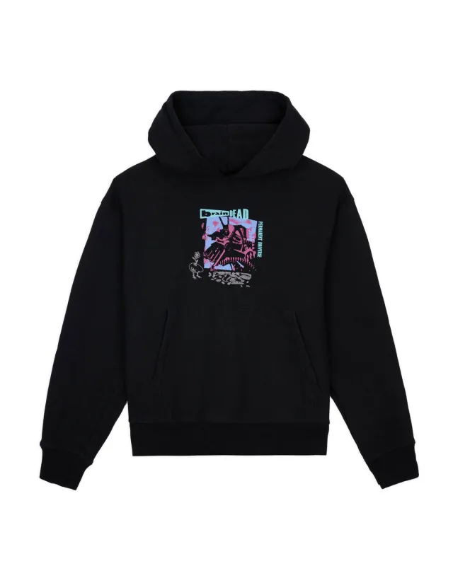 Permanent Universe Hoodie - Black made by Brain Dead