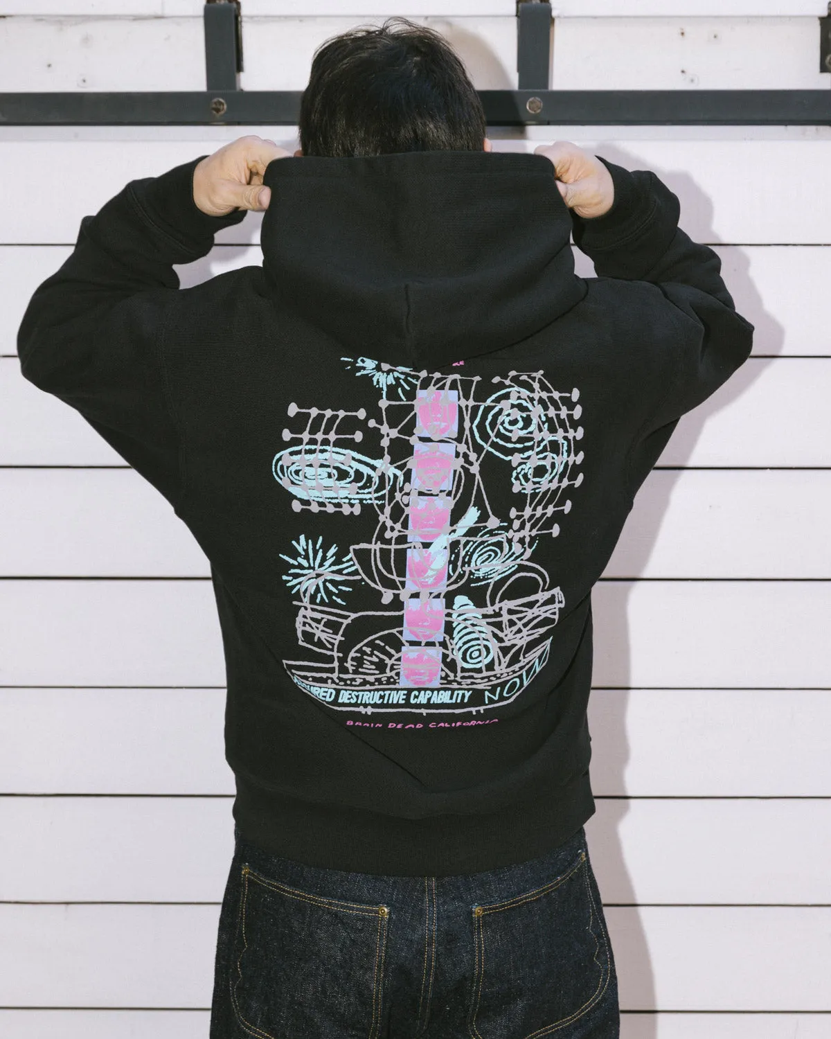 Permanent Universe Hoodie - Black sold by Brain Dead product image thumbnail 4
