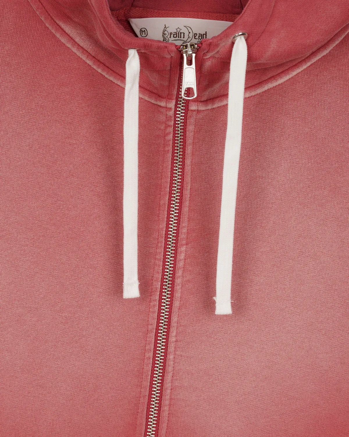 Padded Elbow Zip-Up Hoodie - Brick sold by Brain Dead product image thumbnail 3