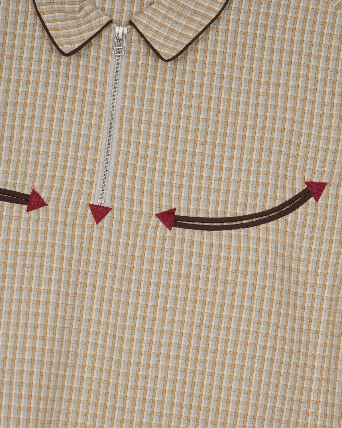 Check Western Shirt - Taupe sold by Brain Dead product image thumbnail 3