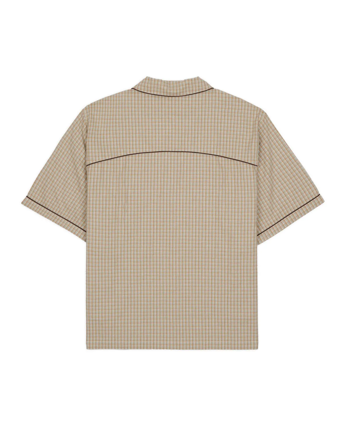 Check Western Shirt - Taupe sold by Brain Dead product image thumbnail 5