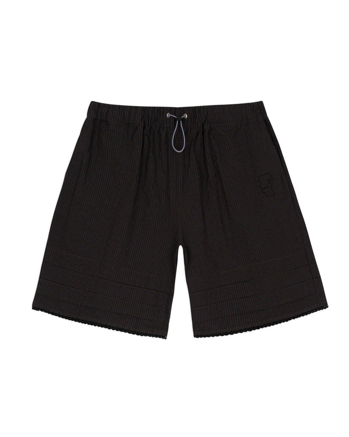 Gingham Shorts - Black sold by Brain Dead