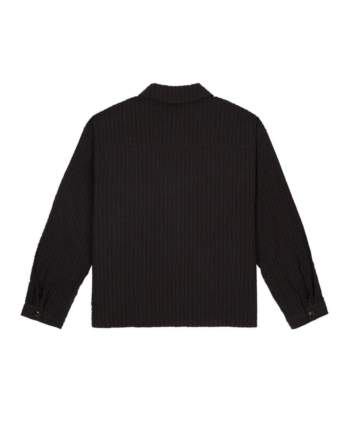 Gingham Round Collar Shirt - Black sold by Brain Dead product image thumbnail 5