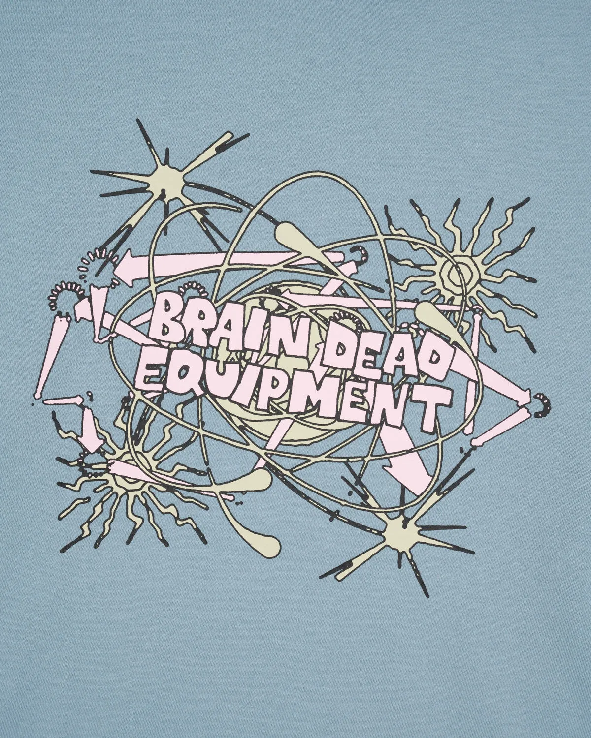 Brain Dead Equipment Chaos T-Shirt - Grey sold by Brain Dead product image thumbnail 3