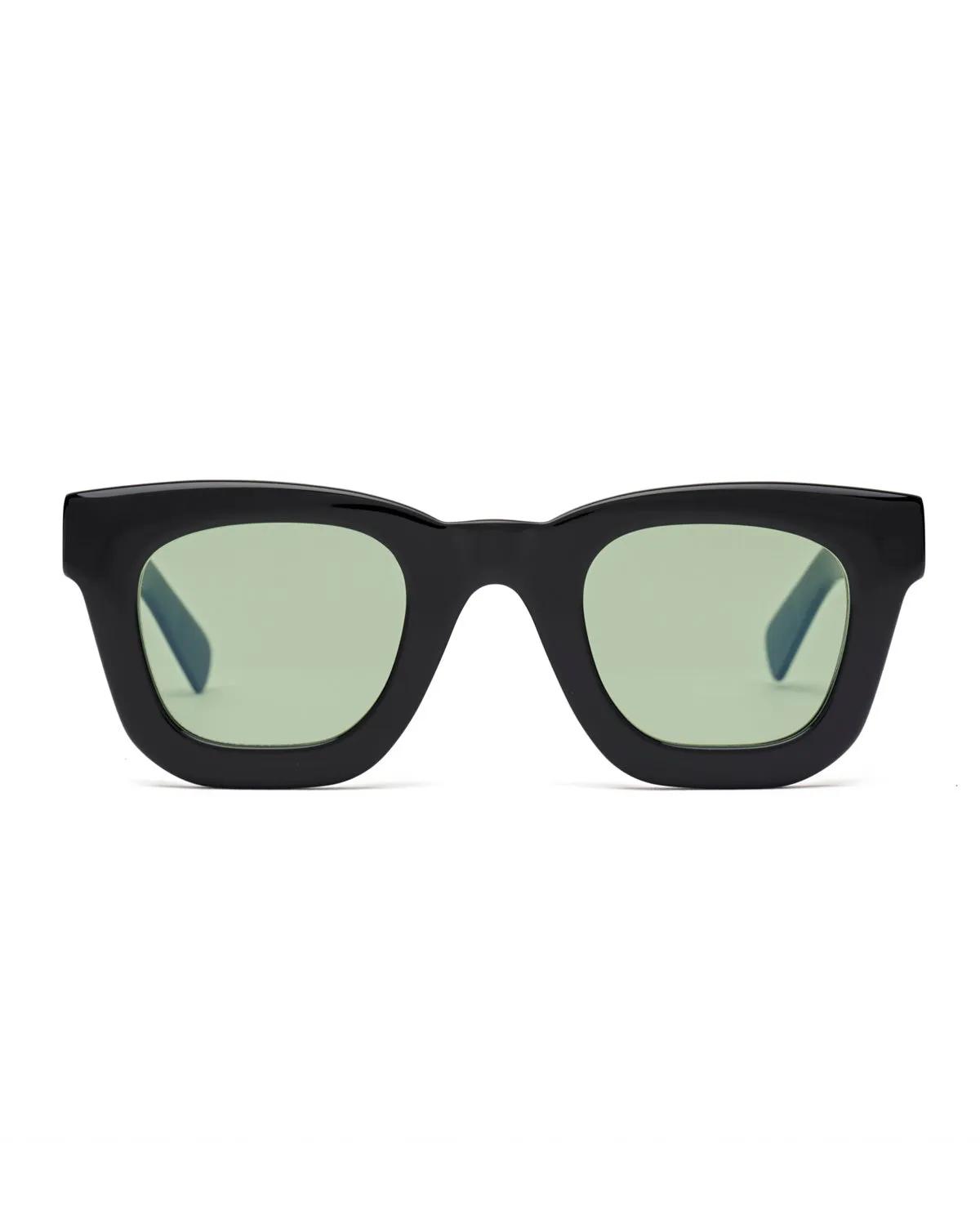 Elia Post Modern Primitive Eye Protection - Black/Green sold by Brain Dead