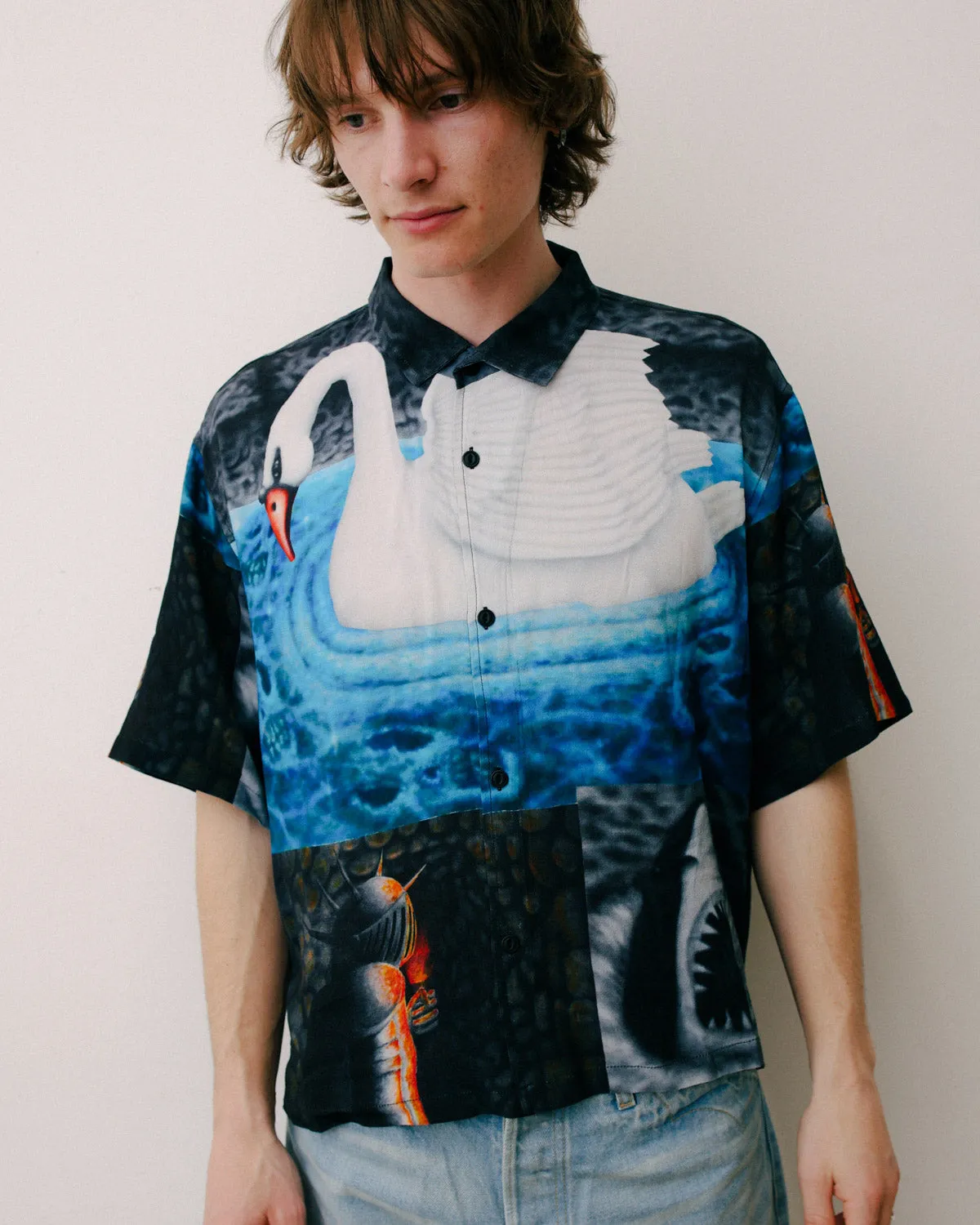 Copia Short Sleeve Button Down Shirt - Black Multi sold by Brain Dead product image thumbnail 2