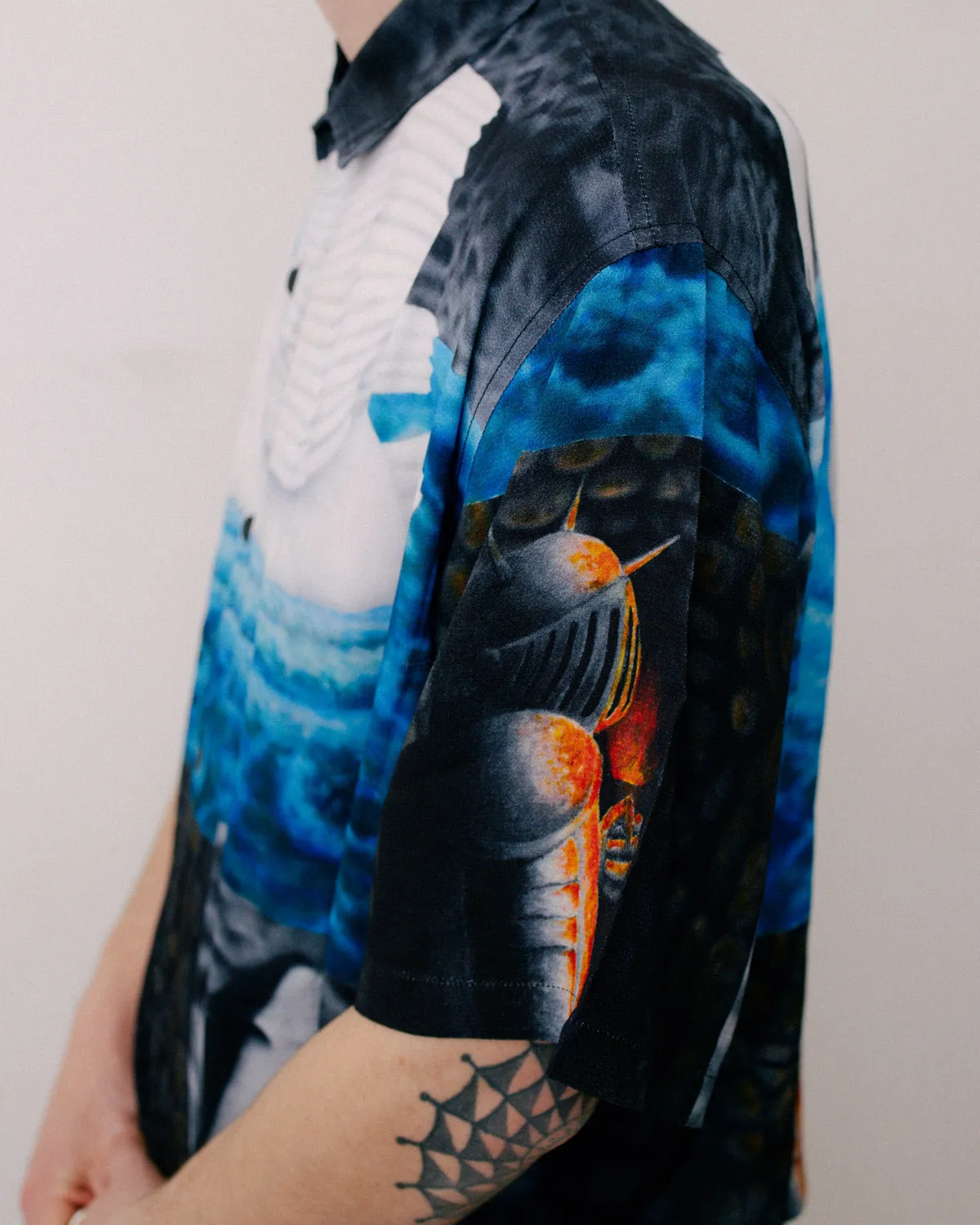 Copia Short Sleeve Button Down Shirt - Black Multi sold by Brain Dead product image thumbnail 4