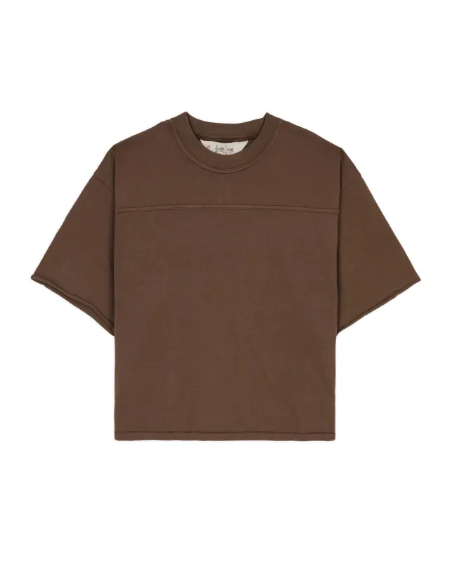 Football T-Shirt Brown made by Brain Dead