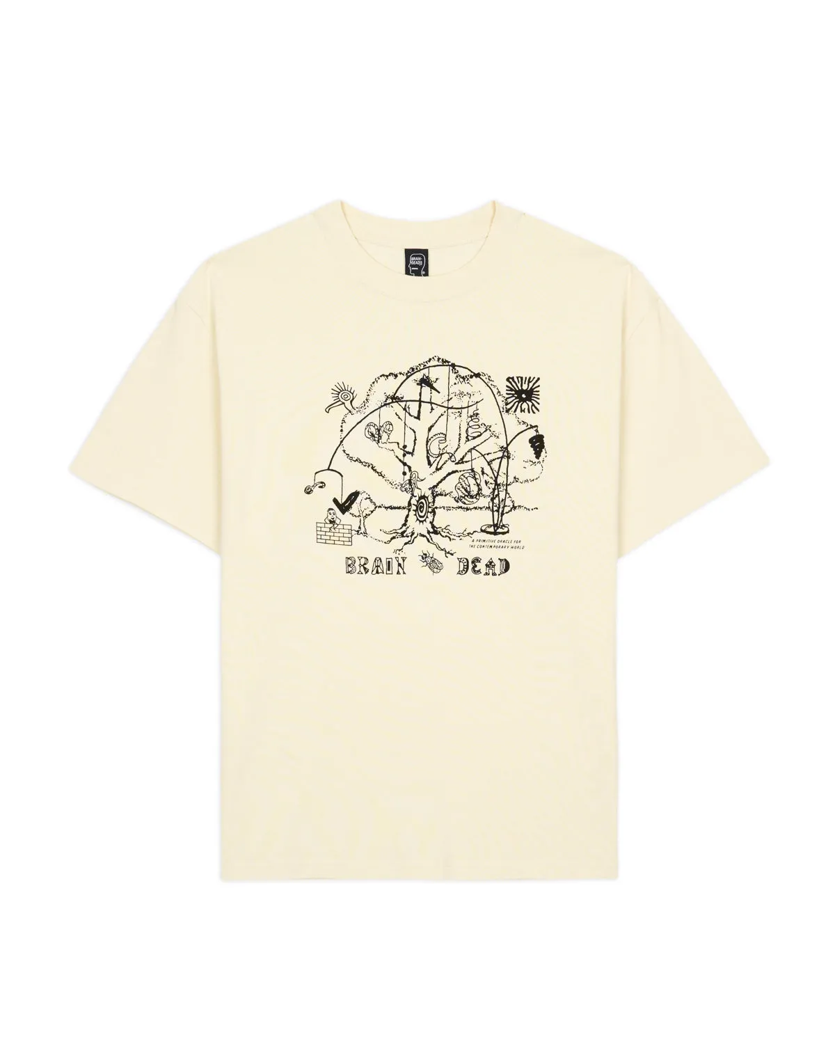 Oracle T-shirt - Natural sold by Brain Dead