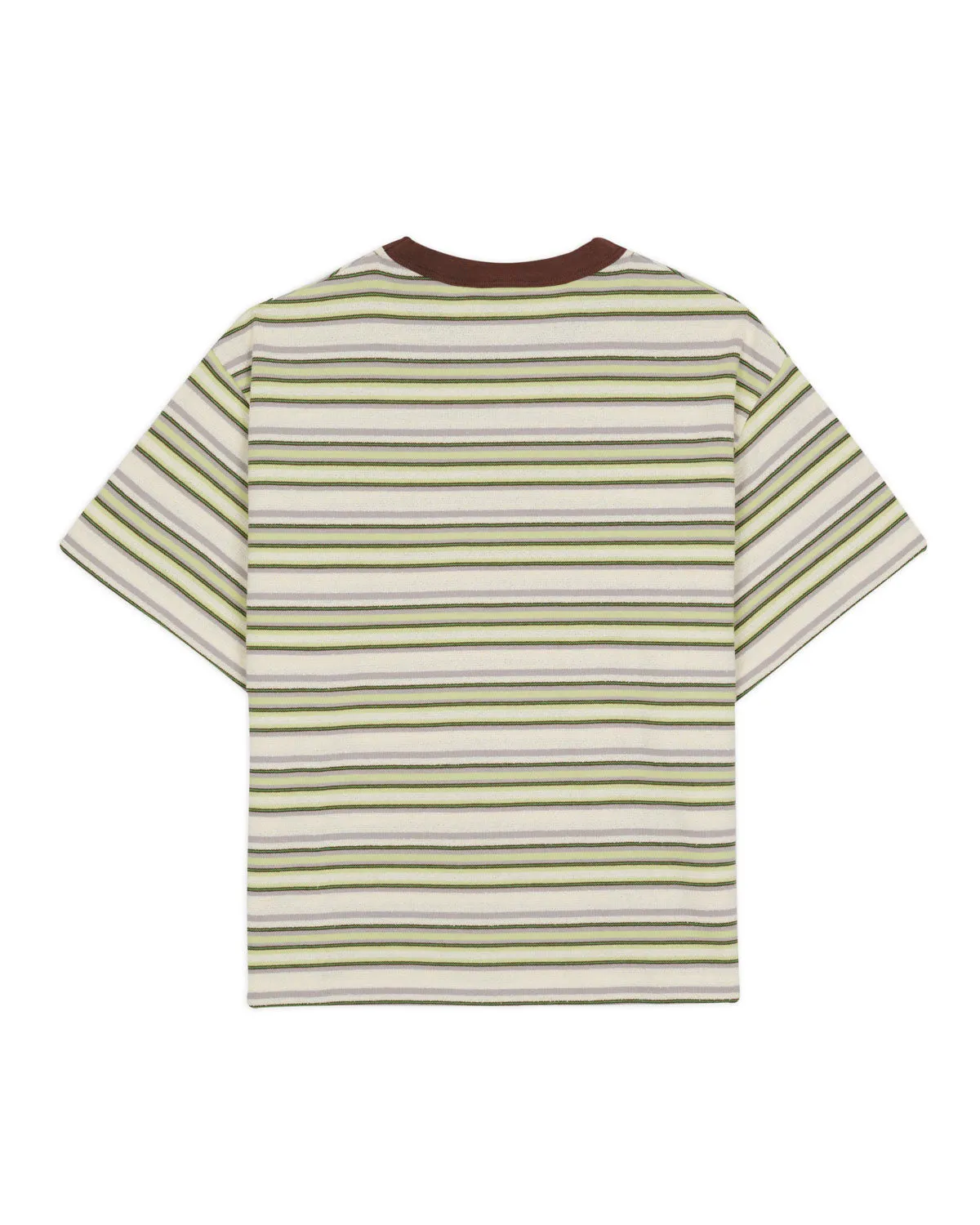 Looped Stripe T-shirt - Green Multi sold by Brain Dead product image thumbnail 5