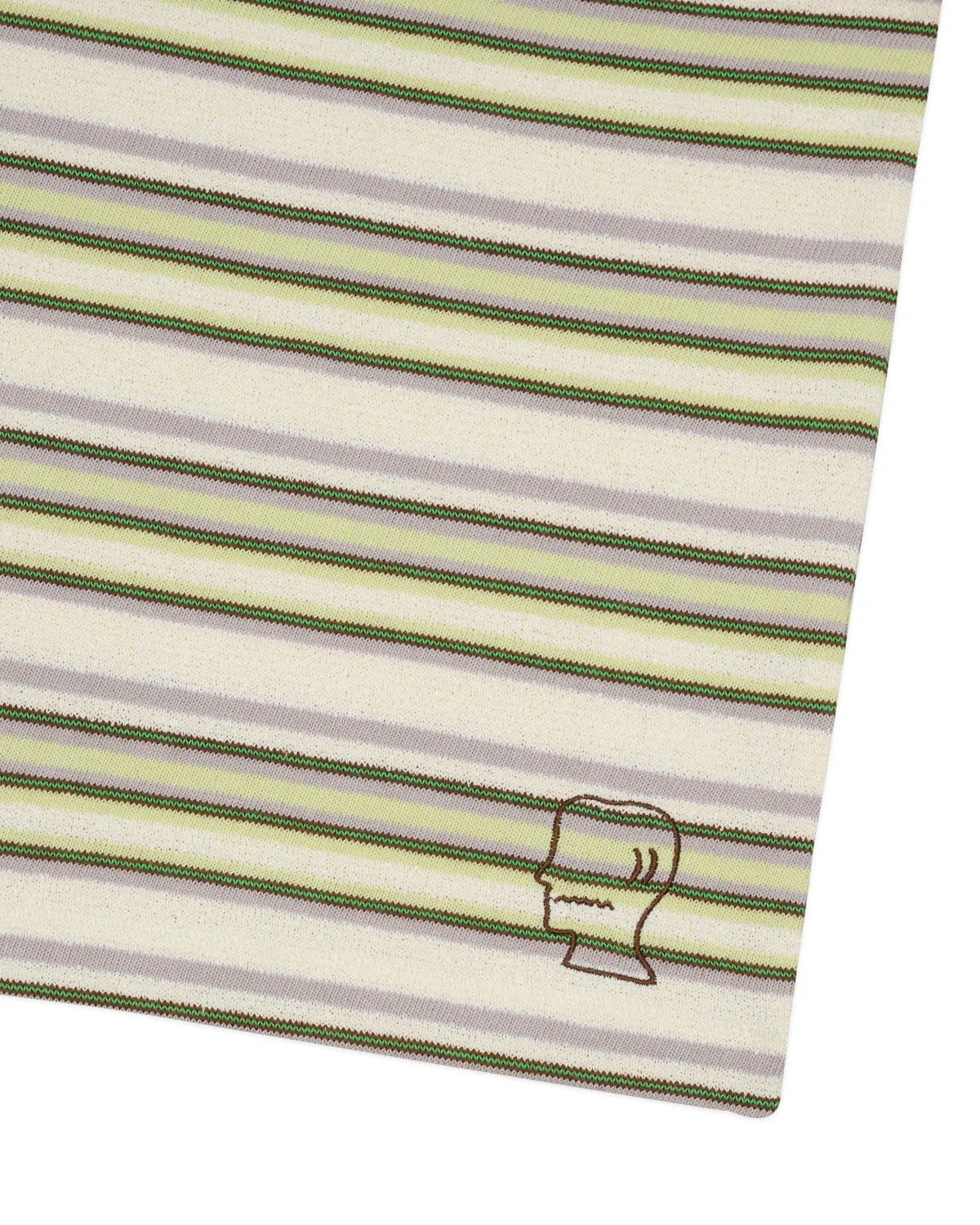 Looped Stripe T-shirt - Green Multi sold by Brain Dead product image thumbnail 3