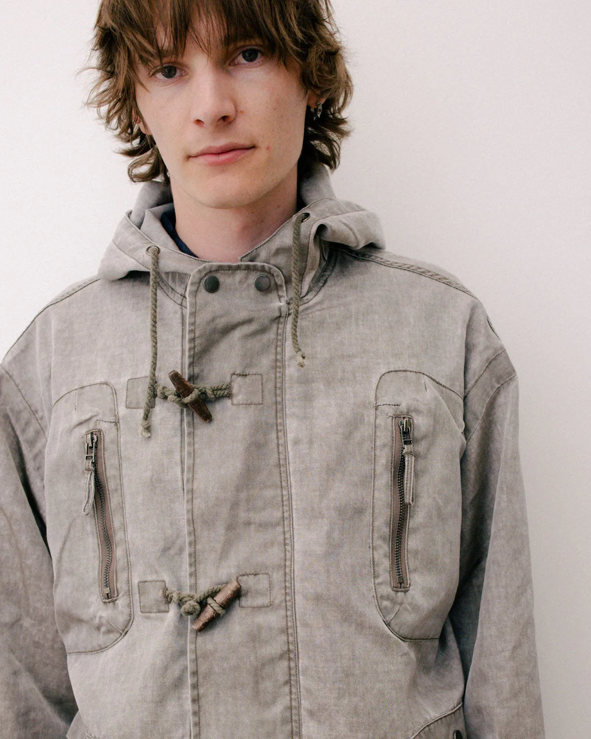 Washed Ripstop Toggle Jacket - Brown sold by Brain Dead product image thumbnail 4