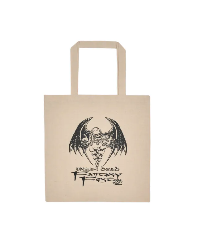 Brain Dead Fantasy Fest Tote Bag - Natural made by Brain Dead