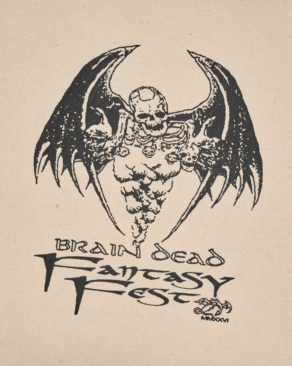 Brain Dead Fantasy Fest Tote Bag - Natural sold by Brain Dead product image thumbnail 3