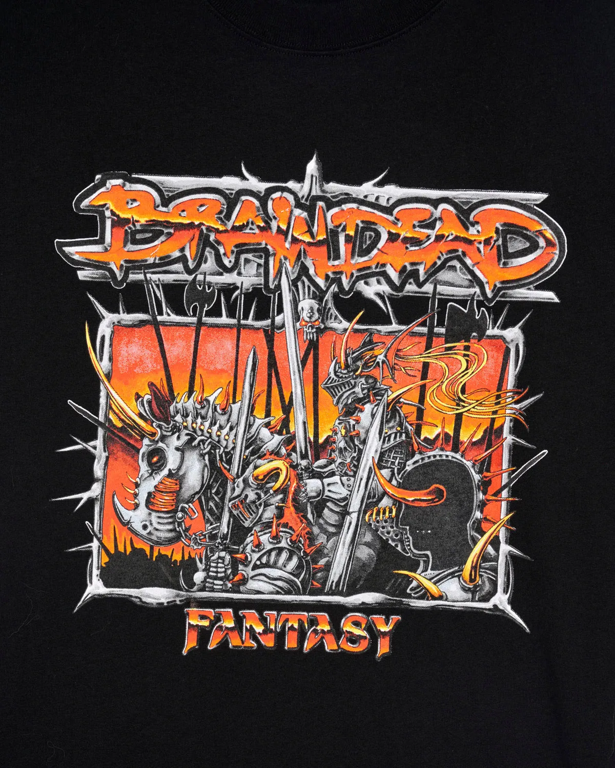 Brain Dead Fantasy Games Gomzé Knight T-Shirt - Black sold by Brain Dead product image thumbnail 2