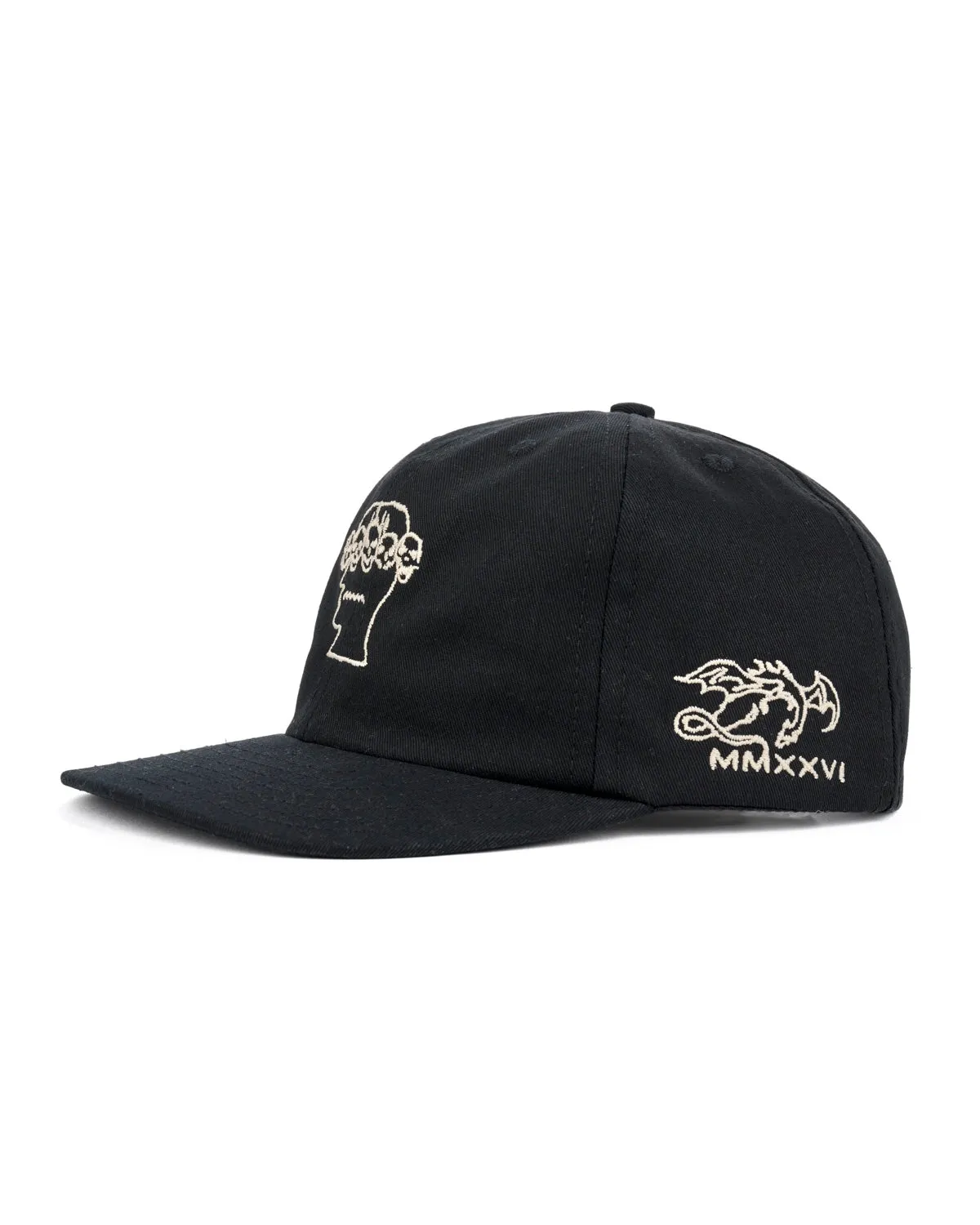 Brain Dead Fantasy Fest 6 Panel Hat - Black sold by Brain Dead product image thumbnail 3