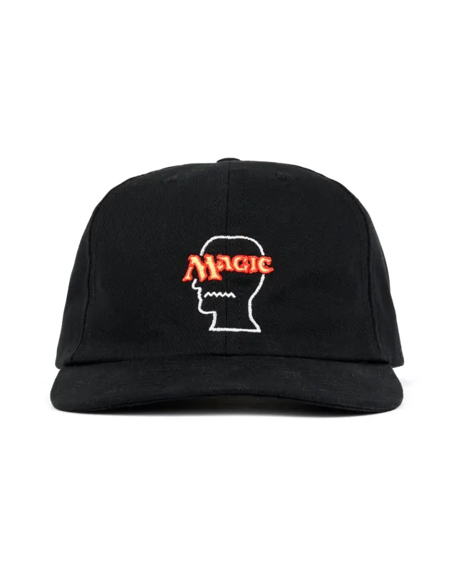 Brain Dead x Magic: The Gathering Logo Lock Up Hat - Black made by Brain Dead
