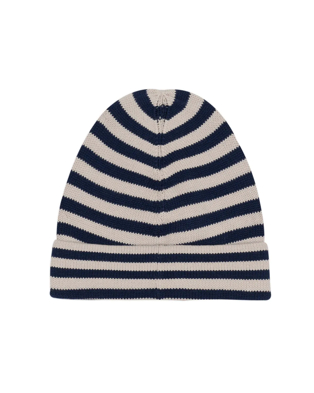 Brain Dead x A.P.C. Striped Cotton Beanie - Navy sold by Brain Dead product image thumbnail 3