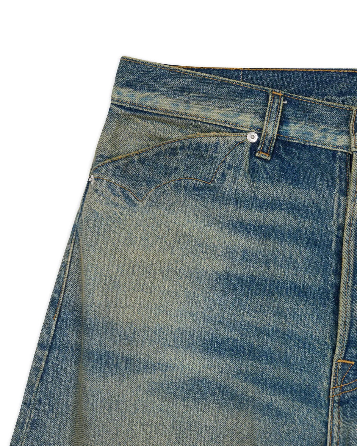 Brain Dead x A.P.C. Type 00 Selvedge Denim Pant - Washed Indigo sold by Brain Dead product image thumbnail 3