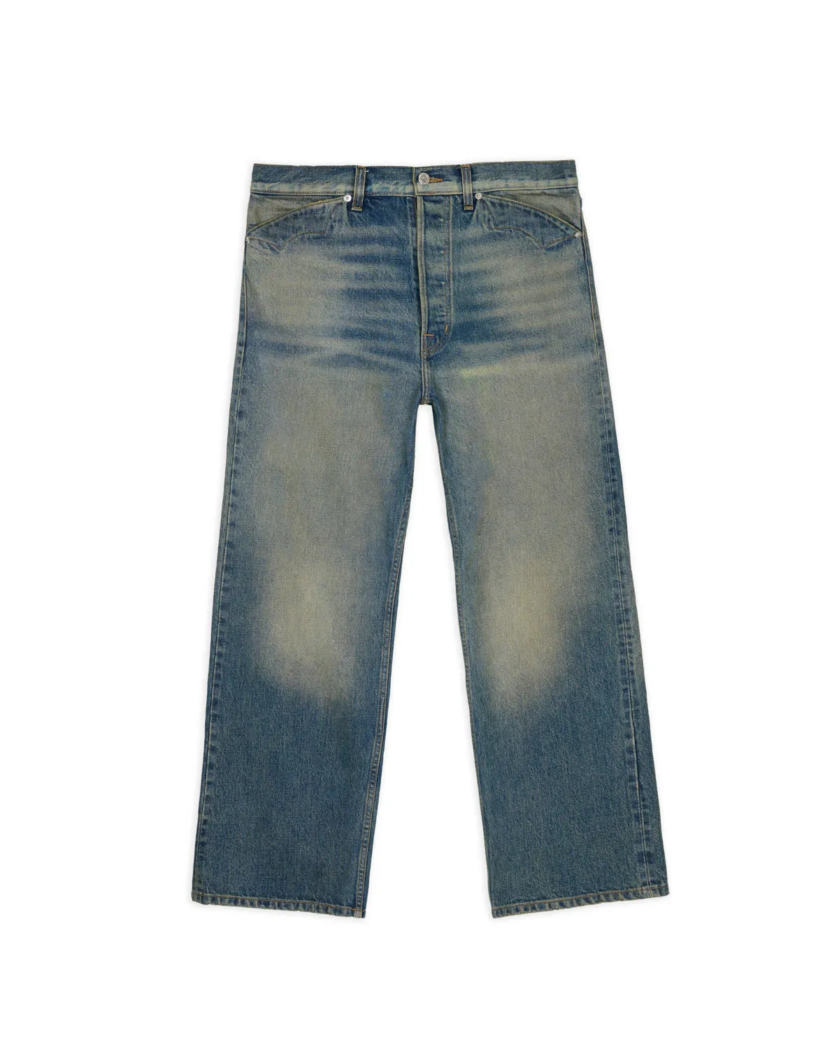 Brain Dead x A.P.C. Type 00 Selvedge Denim Pant - Washed Indigo sold by Brain Dead