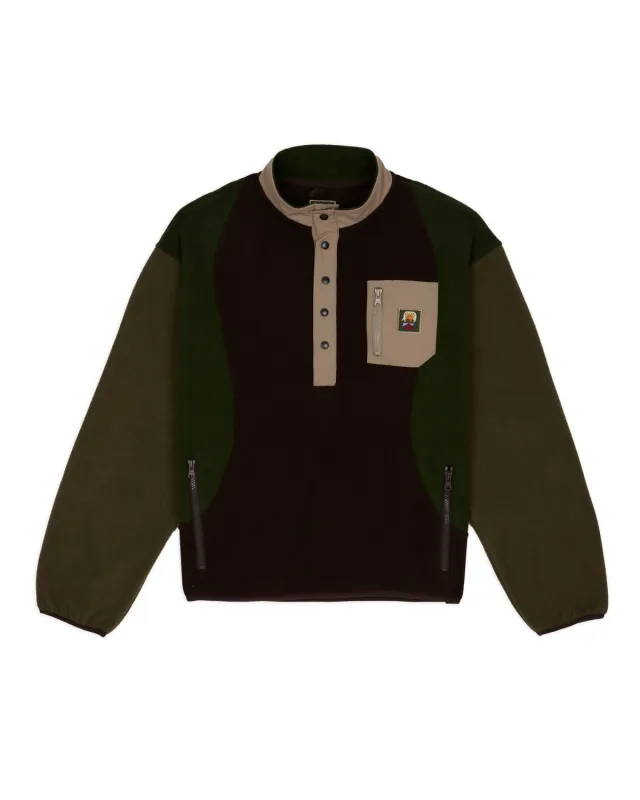 Brain Dead Equipment Pullover Jacket - Brown made by Brain Dead