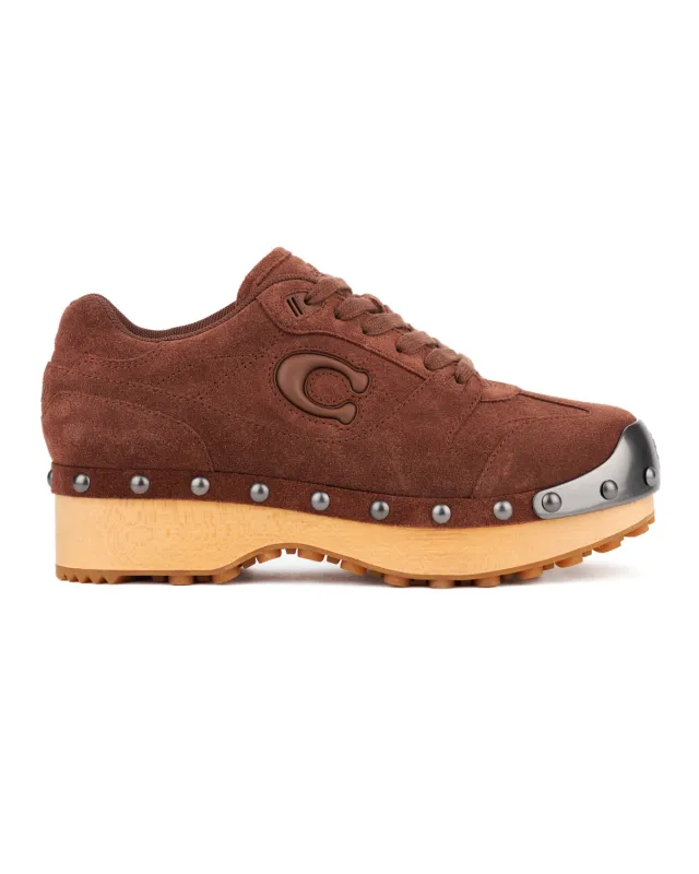 Brain Dead x Coach Men's SoHo Suede Wooden Clog - Vintage Brown made by Brain Dead