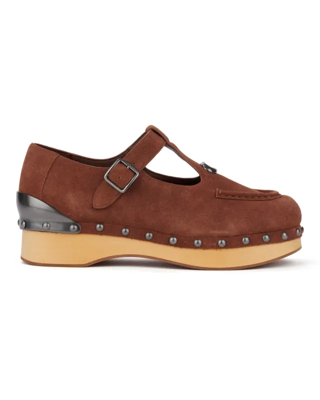 Brain Dead x Coach Men's Suede Wooden Mary Jane - Vintage Brown made by Brain Dead
