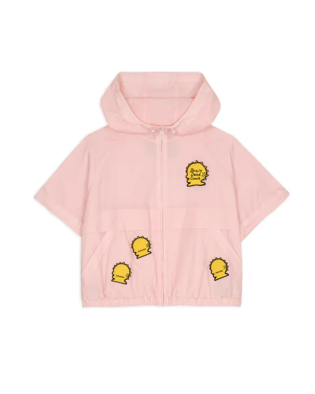 Brain Dead x Coach Short Sleeve Windbreaker - Light Pink made by Brain Dead